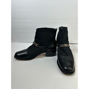 Brighton Vintage Black Ankle Boots Sz 9.5